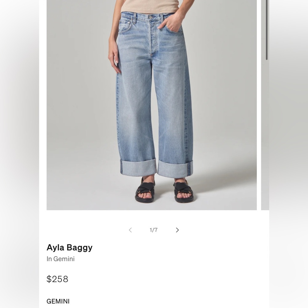 Citizens of Humanity Ayla Baggy Jeans